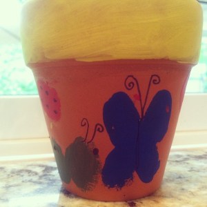 "Hand-made" butterflies, caterpillars and butterflies, oh my!