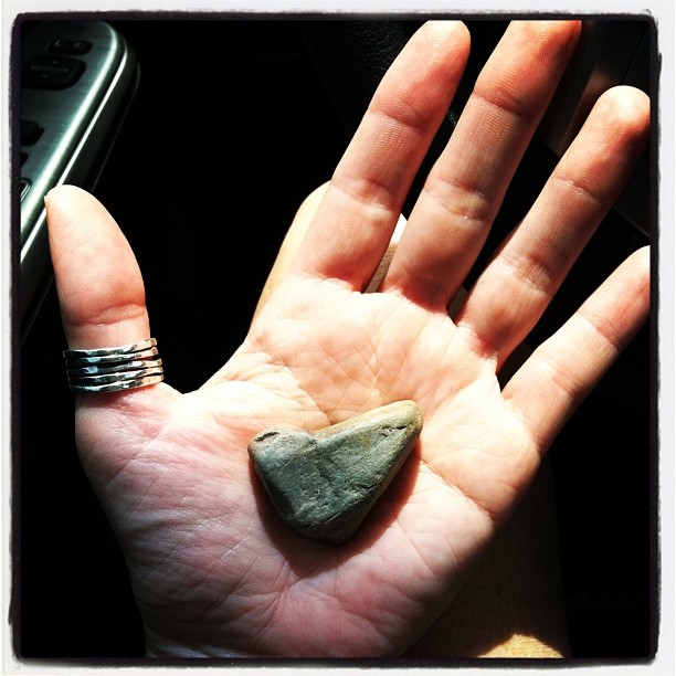 A #Sign of Love I found and held in my hand on Good Friday. 