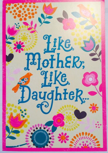 mom's day card